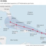 El huracan Irma aumenta a «peligro extremo» y mantiene en alerta el sur de Florida y el Caribe