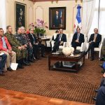 VIDEO: Danilo Medina pendiente en todo momento del Palacio Nacional del paso del huracán María