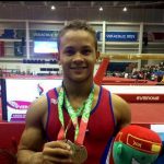 Por su nueva medalla de oro, Danilo Medina felicita al gimnasta Audrys Nin Reyes