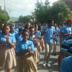 Juventud Duartiana marcha por politécnico y terminación de escuelas en Navarrete