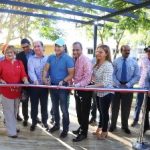 Alcalde Santiago entrega remozado parque El Edén, CECOMSA lo apadrina