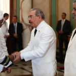 Danilo Medina recibe cartas credenciales embajadores Turquía, Nicaragua, Namibia, Guinea y Chequia