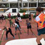 Alcaldía Santiago reinicia jornadas baile de Zumba en parques e instalaciones deportivas.