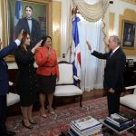 Presidente juramenta a directora general Pasaportes y gobernadores Santiago y Montecristi
