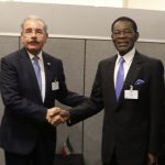 Presidente Medina se reúne con presidente República Guinea Ecuatorial, Obiang Nguema