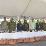 Ministros de la Presidencia y de Defensa dejan iniciados trabajos construcción Escuela Vocacional, en Santo Domingo Norte