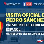 Presidente Danilo Medina recibirá hoy a su homólogo español Pedro Sánchez