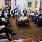 Presidente Danilo Medina recibe visita Mesa Directiva Conferencia Mundial de Justicia Constitucional