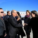 Presidente Danilo Medina llega a Roma, Italia. Agotará amplia agenda en marco de 42° sesión Consejo Gobernadores FIDA