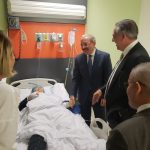 Danilo Medina acude al Hospital Darío Contreras, para conocer estado de salud de diputada Karen Ricardo