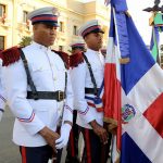 Presidente Danilo Medina rinde homenaje a Bandera Nacional, en Palacio Nacional