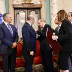 Presidente Danilo Medina impone Orden del Mérito Duarte, Sánchez y Mella a Lorenzo Jiménez de Luis