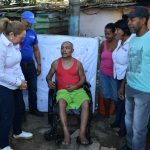 Plan Social asiste señor con discapacidad físico motora en sector Mandinga