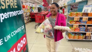 Miles de personas se beneficiaron de ventas de combos del Inespre en los supermercados