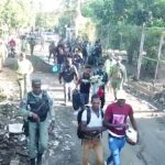 Dirección General de Migración detiene 188 nacionales haitianos ilegales en Bonao.