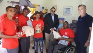 CND entrega suministros en albergue para drogodependientes en el municipio de Guerra