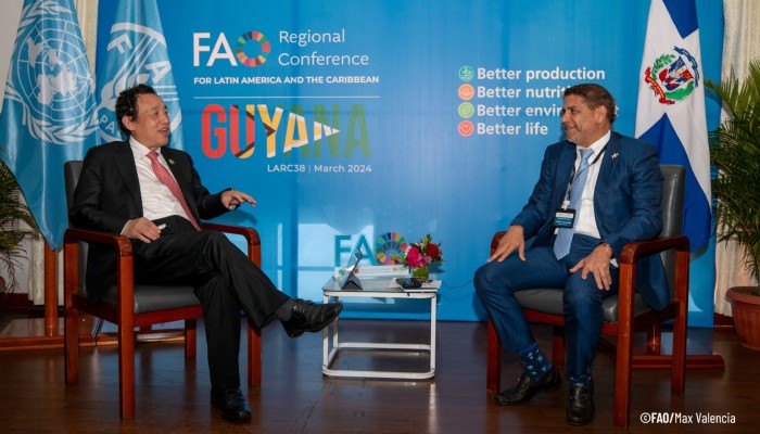 Ministro Agricultura de RD participa en 38 Conferencia ministerial de la FAO en Guyana